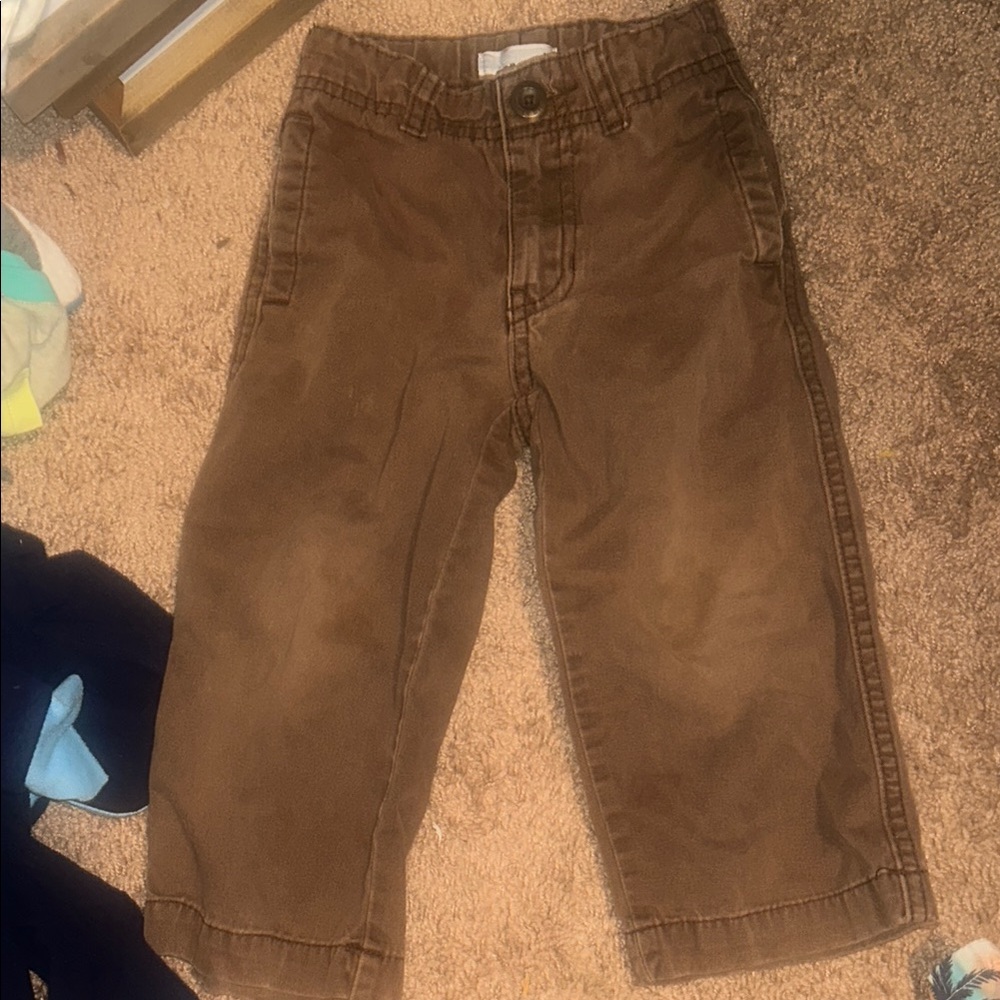 3 for $20! Boys 2t brown pants toddler boy 2t Old Navy Brown Pants